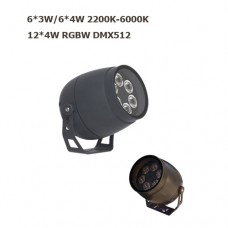 18W 24W AC220V/DC24V 2200K-6000K,  48W DC24V RGBW DMX512 CREE LED Strahler 